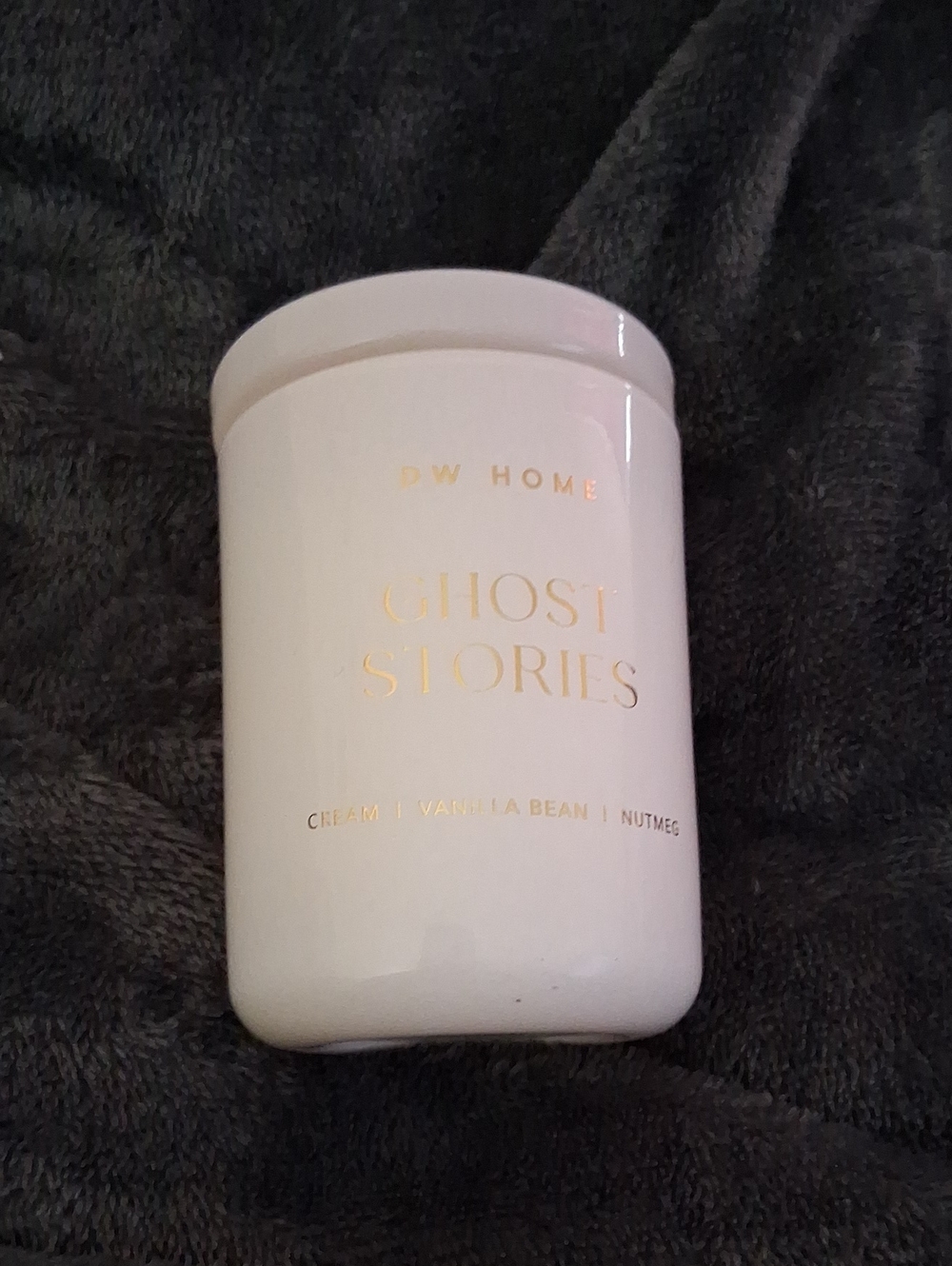 DW Home Ghost Stories Cream Vanilla Bean & Nutmeg Scented Candle - Cream